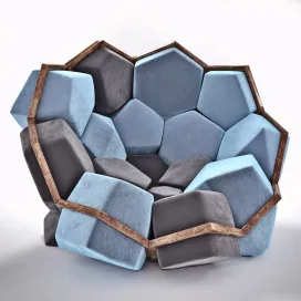 Crystal armchair quartz by ctrlzak davide barzaghi